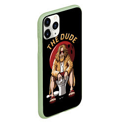 Чехол iPhone 11 Pro матовый THE DUDE Big Lebowski, цвет: 3D-салатовый — фото 2