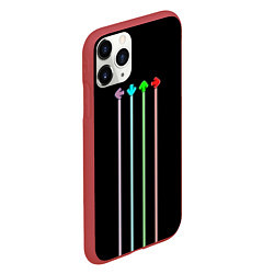 Чехол iPhone 11 Pro матовый Arrows Friday night funkin, цвет: 3D-красный — фото 2