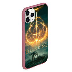 Чехол iPhone 11 Pro матовый Elden Ring key art, цвет: 3D-малиновый — фото 2
