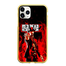 Чехол iPhone 11 Pro матовый RDR John Marston, цвет: 3D-желтый