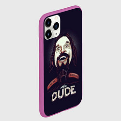 Чехол iPhone 11 Pro матовый Большой Лебовский The Dude, цвет: 3D-фиолетовый — фото 2