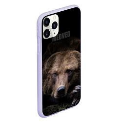 Чехол iPhone 11 Pro матовый Русский MEDVED, цвет: 3D-светло-сиреневый — фото 2