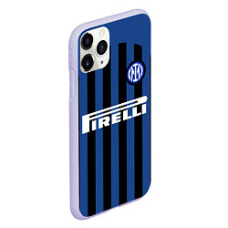 Чехол iPhone 11 Pro матовый INTER MILAN, цвет: 3D-светло-сиреневый — фото 2