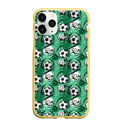 Чехол iPhone 11 Pro матовый GOAL, цвет: 3D-желтый