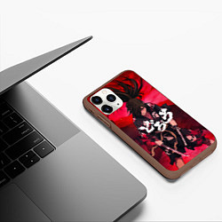 Чехол iPhone 11 Pro матовый Dororo Poster Дороро Постер Z, цвет: 3D-коричневый — фото 2