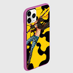 Чехол iPhone 11 Pro матовый Трафальгар Ло из One Piece, цвет: 3D-фиолетовый — фото 2