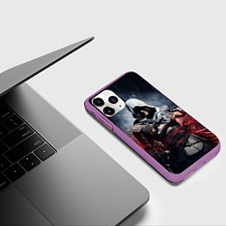 Чехол iPhone 11 Pro матовый Assassins Creed 4: Black Flag, цвет: 3D-фиолетовый — фото 2