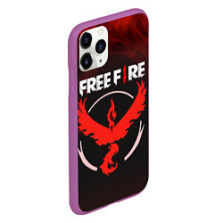 Чехол iPhone 11 Pro матовый FREEFIRE ФЕНИКС Z, цвет: 3D-фиолетовый — фото 2