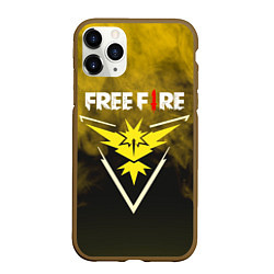 Чехол iPhone 11 Pro матовый FREEFIRE YELLOW SMOKE Z