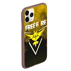 Чехол iPhone 11 Pro матовый FREEFIRE YELLOW SMOKE Z, цвет: 3D-коричневый — фото 2