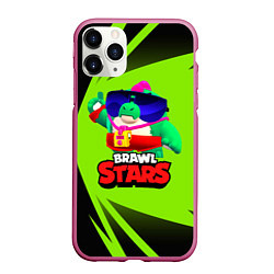 Чехол iPhone 11 Pro матовый Базз Buzz Brawl Stars, цвет: 3D-малиновый