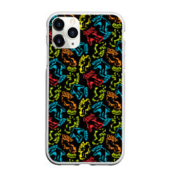 Чехол iPhone 11 Pro матовый Скейтборд, цвет: 3D-белый