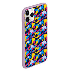 Чехол iPhone 11 Pro матовый Боулинг, цвет: 3D-сиреневый — фото 2
