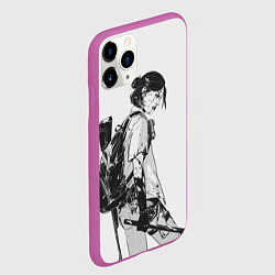 Чехол iPhone 11 Pro матовый BW Elly, цвет: 3D-фиолетовый — фото 2