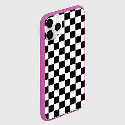Чехол iPhone 11 Pro матовый Шахматист, цвет: 3D-фиолетовый — фото 2