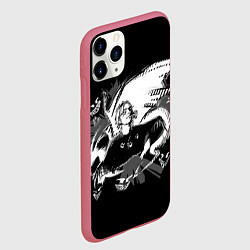 Чехол iPhone 11 Pro матовый Андрей Пиро, цвет: 3D-малиновый — фото 2