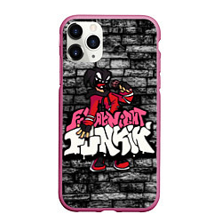 Чехол iPhone 11 Pro матовый Friday Night Funkin A G O T I, цвет: 3D-малиновый