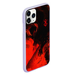 Чехол iPhone 11 Pro матовый БЕРСЕРК красками, цвет: 3D-светло-сиреневый — фото 2