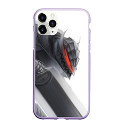 Чехол iPhone 11 Pro матовый Anime Berserk, цвет: 3D-светло-сиреневый