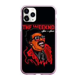 Чехол iPhone 11 Pro матовый The Weeknd - After Hours, цвет: 3D-розовый