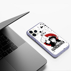 Чехол iPhone 11 Pro матовый Манки Д Луффи One Piece, цвет: 3D-светло-сиреневый — фото 2