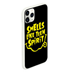 Чехол iPhone 11 Pro матовый Smells like teen spirit, цвет: 3D-белый — фото 2