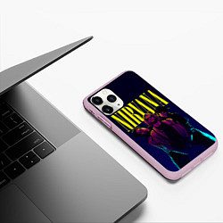 Чехол iPhone 11 Pro матовый Nirvana Neon, цвет: 3D-розовый — фото 2