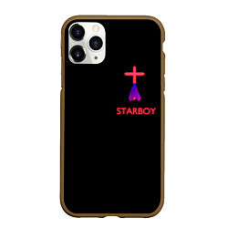 Чехол iPhone 11 Pro матовый STARBOY - The Weeknd, цвет: 3D-коричневый