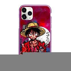 Чехол iPhone 11 Pro матовый Луффи One Piece Большой куш