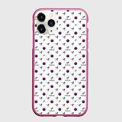Чехол iPhone 11 Pro матовый Taekwondo