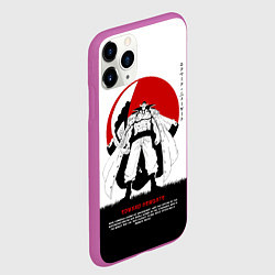 Чехол iPhone 11 Pro матовый Эдвард Ньюгейт One Piece Большой куш, цвет: 3D-фиолетовый — фото 2