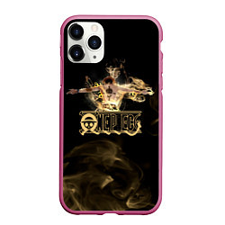 Чехол iPhone 11 Pro матовый Портгас Д Эйс One Piece, цвет: 3D-малиновый