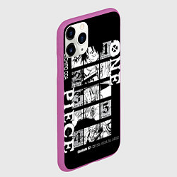 Чехол iPhone 11 Pro матовый ONE PIECE Главные герои, цвет: 3D-фиолетовый — фото 2