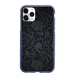 Чехол iPhone 11 Pro матовый Dark Pattern, цвет: 3D-серый