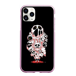 Чехол iPhone 11 Pro матовый В голове Айзека, цвет: 3D-розовый