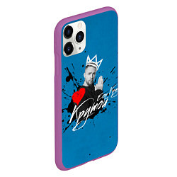 Чехол iPhone 11 Pro матовый Егор Крид Крутой, цвет: 3D-фиолетовый — фото 2