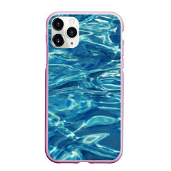 Чехол iPhone 11 Pro матовый Чистая вода, цвет: 3D-розовый