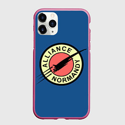 Чехол iPhone 11 Pro матовый Mass effect x Futurama