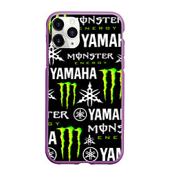 Чехол iPhone 11 Pro матовый YAMAHA X MONSTER SPORT, цвет: 3D-фиолетовый