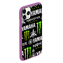 Чехол iPhone 11 Pro матовый YAMAHA X MONSTER SPORT, цвет: 3D-фиолетовый — фото 2