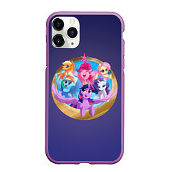 Чехол iPhone 11 Pro матовый Pony team