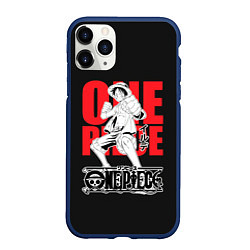 Чехол iPhone 11 Pro матовый One Piece Luffy