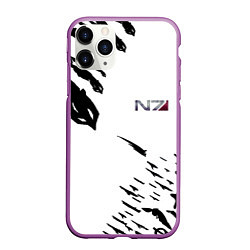 Чехол iPhone 11 Pro матовый MASS EFFECT ПОСЛЕДНИЙ БОЙ БЕЛ