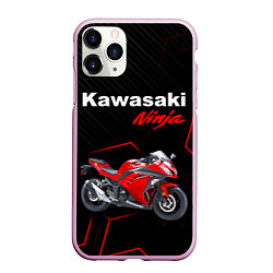 Чехол iPhone 11 Pro матовый KAWASAKI NINJA КАВАСАКИ