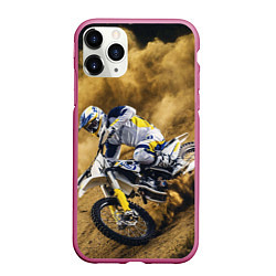 Чехол iPhone 11 Pro матовый HUSQVARNA ХУСКВАРНА SPORT