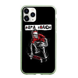 Чехол iPhone 11 Pro матовый Skater boy, цвет: 3D-салатовый