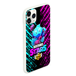 Чехол iPhone 11 Pro матовый BRAWL STARS SQUEAK: СКВИК, цвет: 3D-белый — фото 2