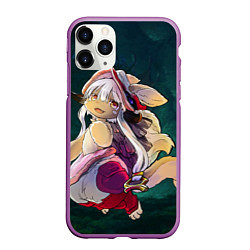 Чехол iPhone 11 Pro матовый Nanachi, цвет: 3D-фиолетовый