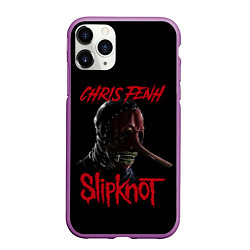 Чехол iPhone 11 Pro матовый CHRIS FENH SLIPKNOT СЛИПКНОТ Z