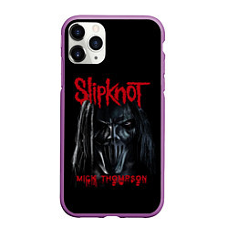 Чехол iPhone 11 Pro матовый MICK THOMPSON SLIPKNOT СЛИПКНОТ Z